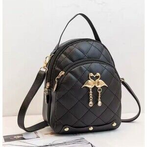 Backpack with Flamingos Crossbody Bag / Shoulder Purse Backpack